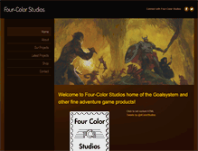 Tablet Screenshot of four-colorstudios.com